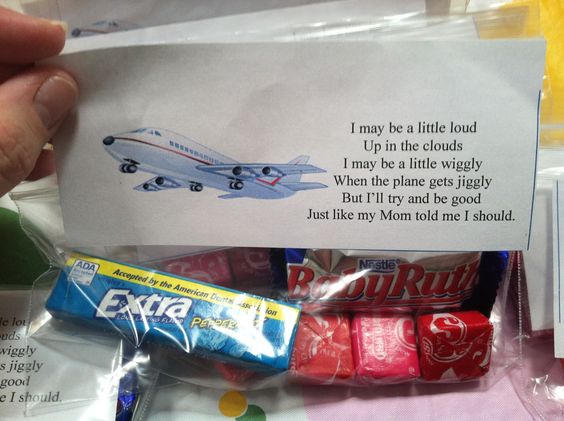 mot d'excuse bébé avion