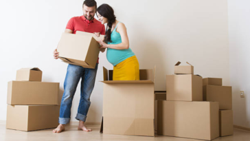 déménagement couple enceinte grossesse