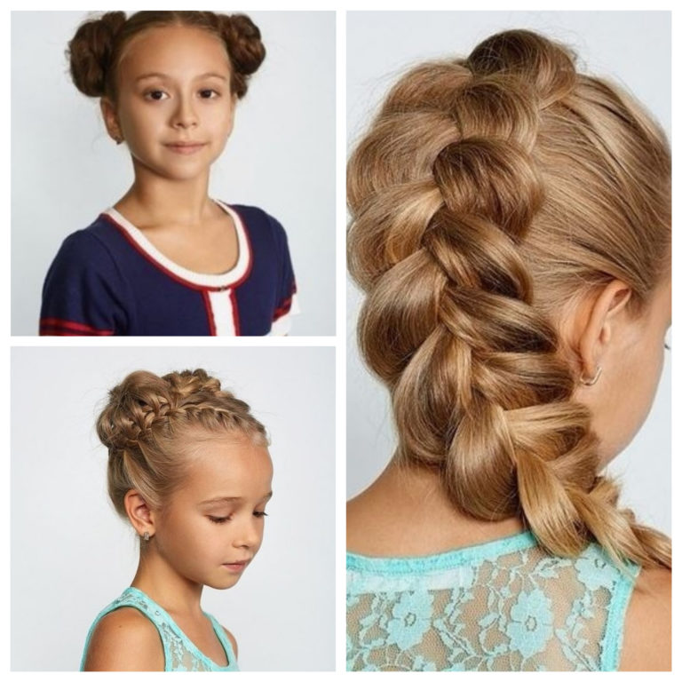 Collage coiffure enfant coiffures simples