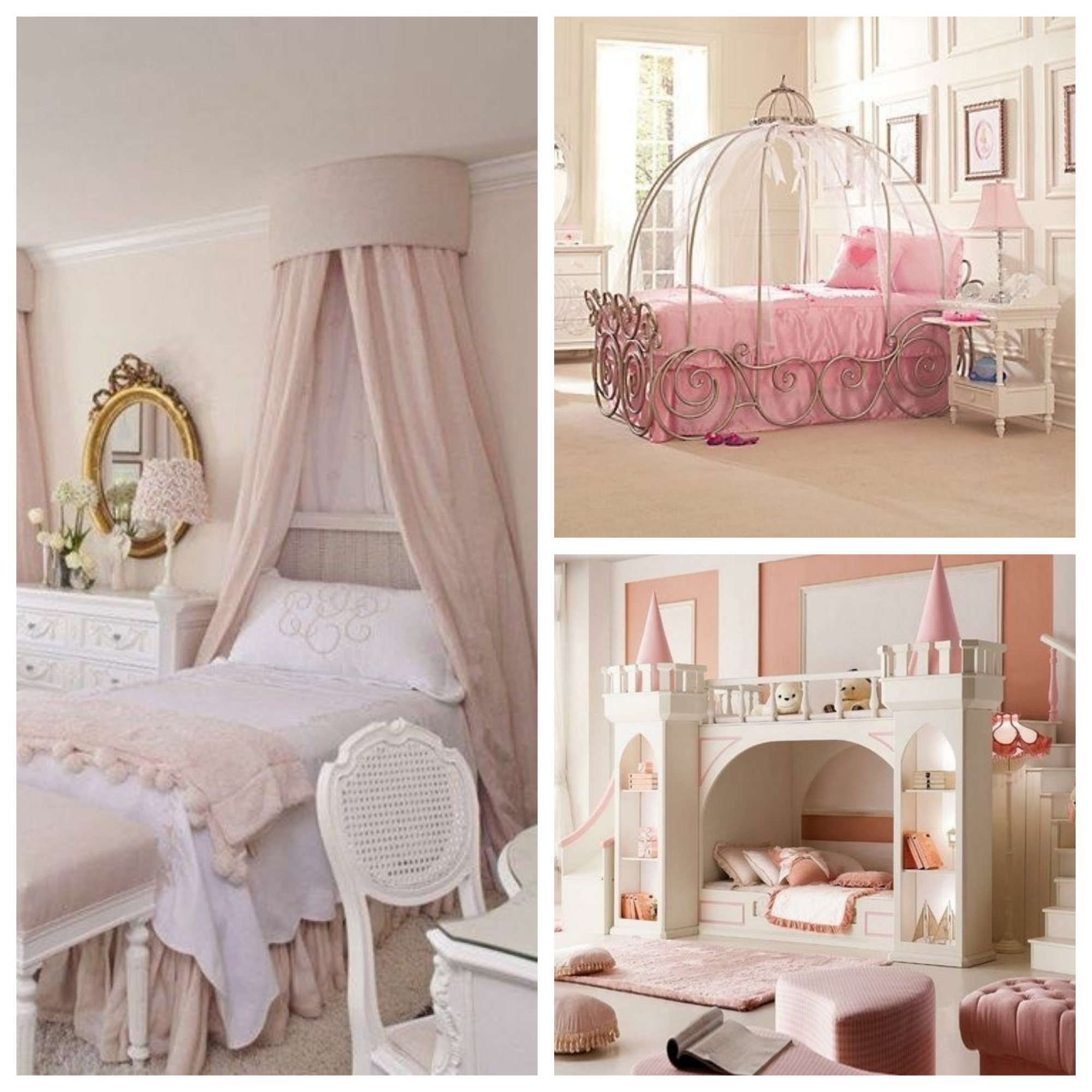 Collage chambres princesse