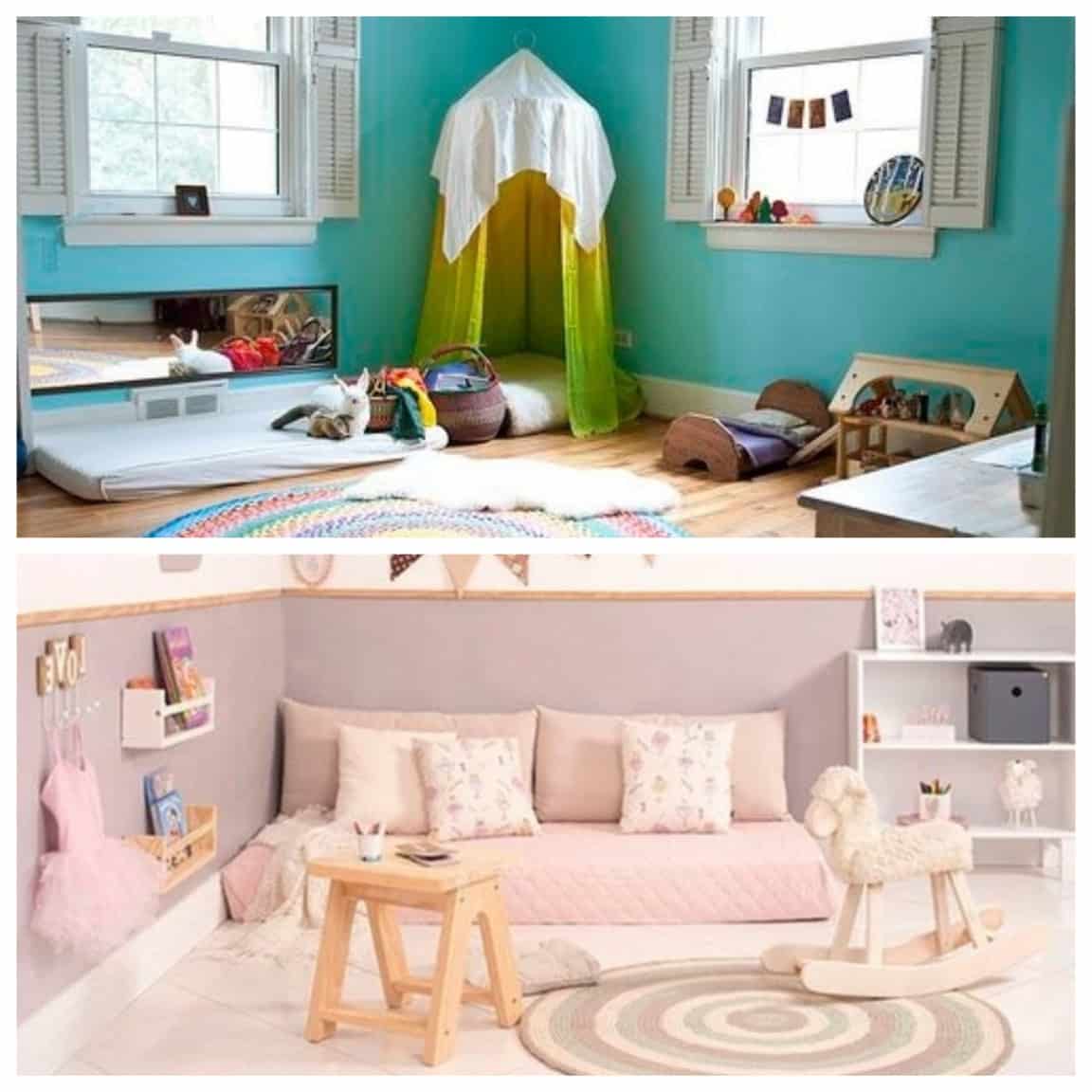 Collage chambres Montessori