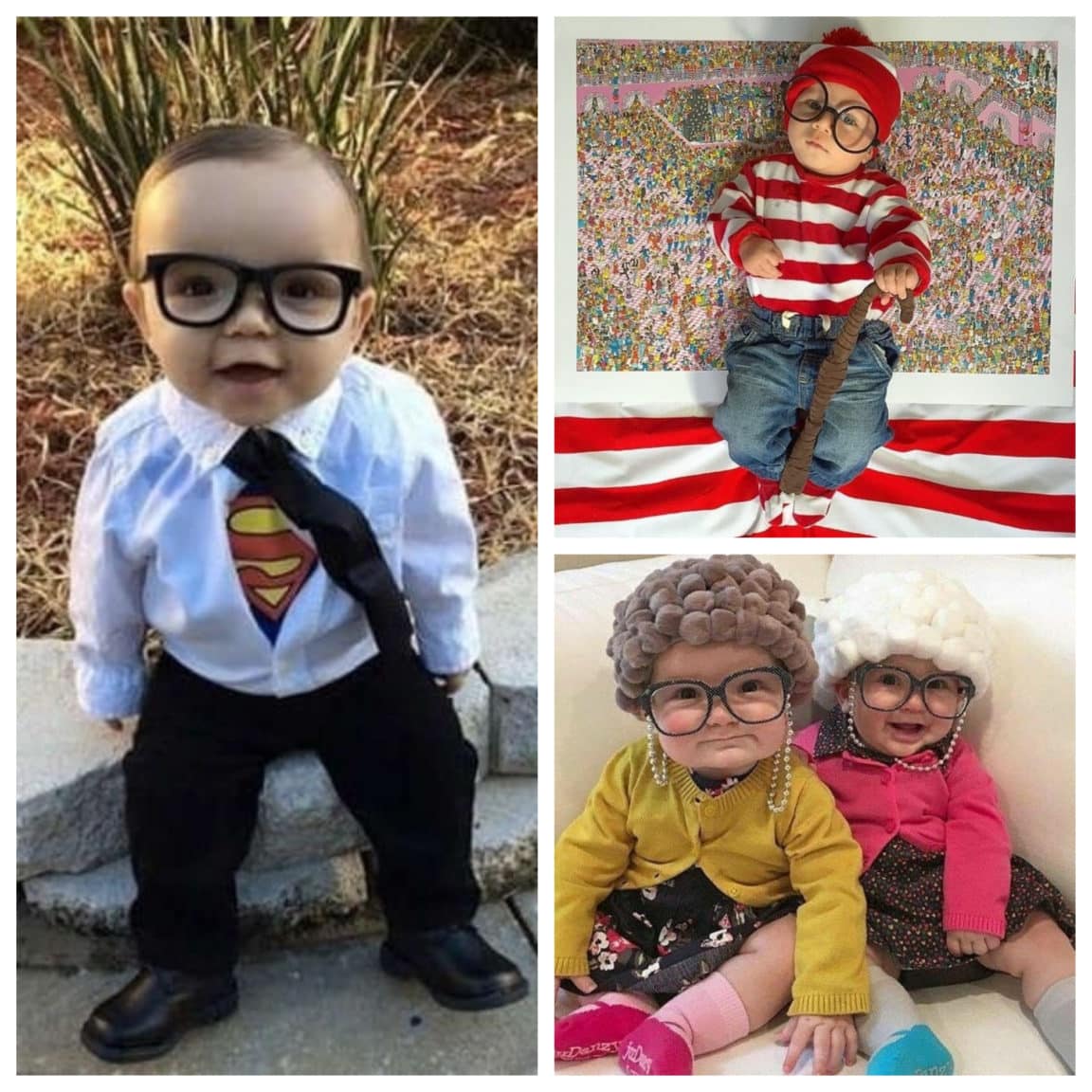 Collage déguisements bébé