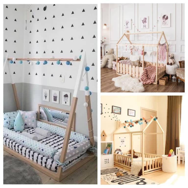 Collage lits Montessori