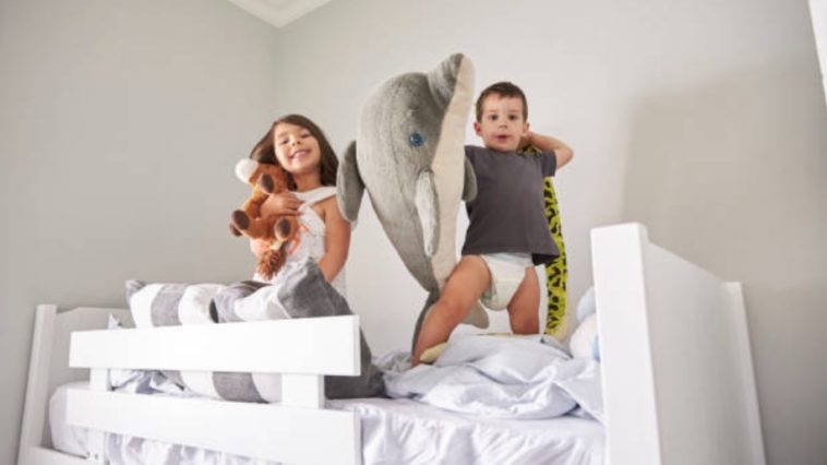 lit superposé enfants chambre frère soeur garçon fille