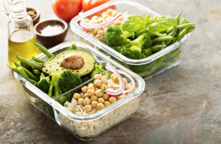 meal prep repas préparé dîner boîte