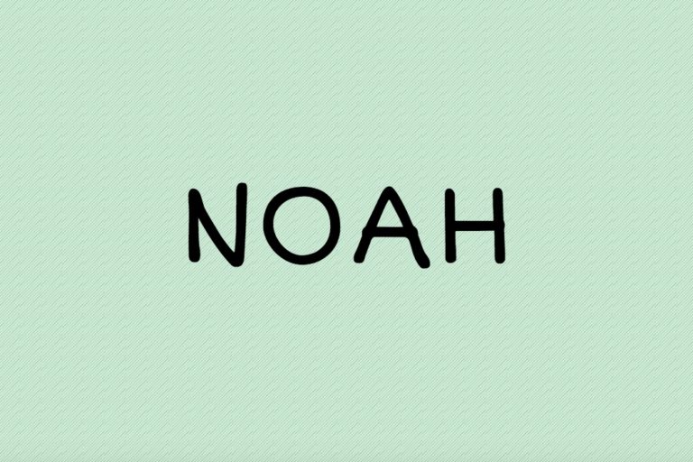 prénom Noah