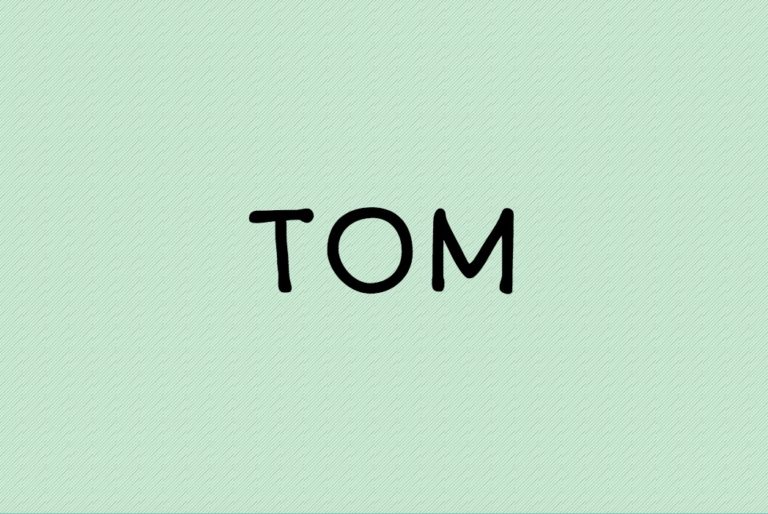 prénom Tom