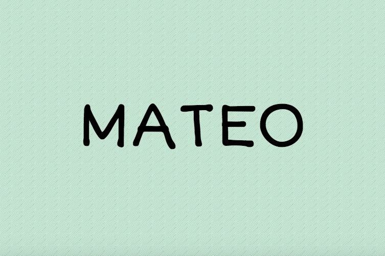 prenom Mateo