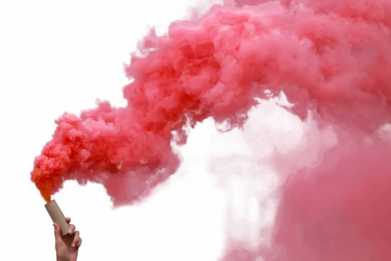 fumigènes fumée gender reveal annonce sexe bébé fête
