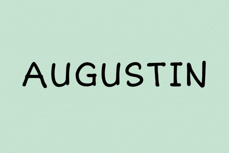 prénom Augustin