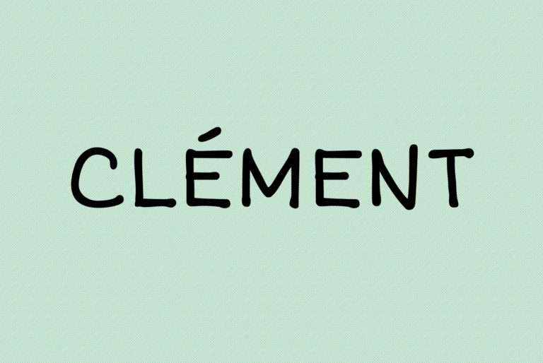 prénom Clément