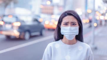 chine asie virus maladie coronavirus masque pollution respiration souffrance respiratoire asthme