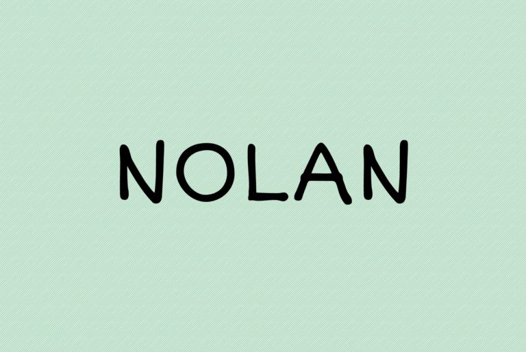 prénom Nolan
