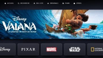 capture d'écran disney