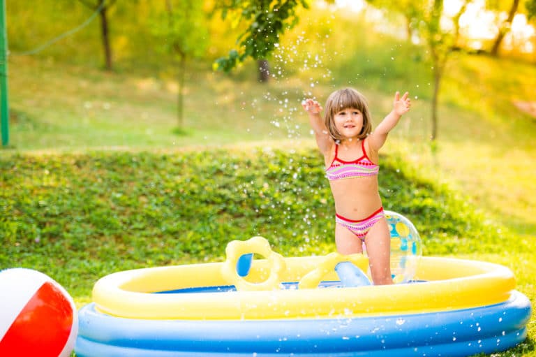 piscine gonflable baignade été noyade risque vacances