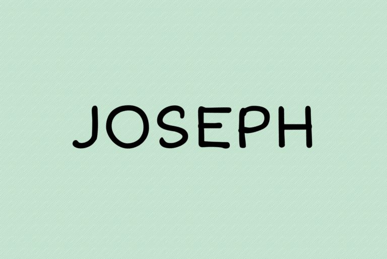 prénom joseph