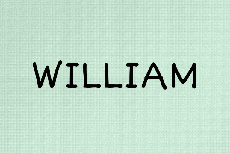 prénom William