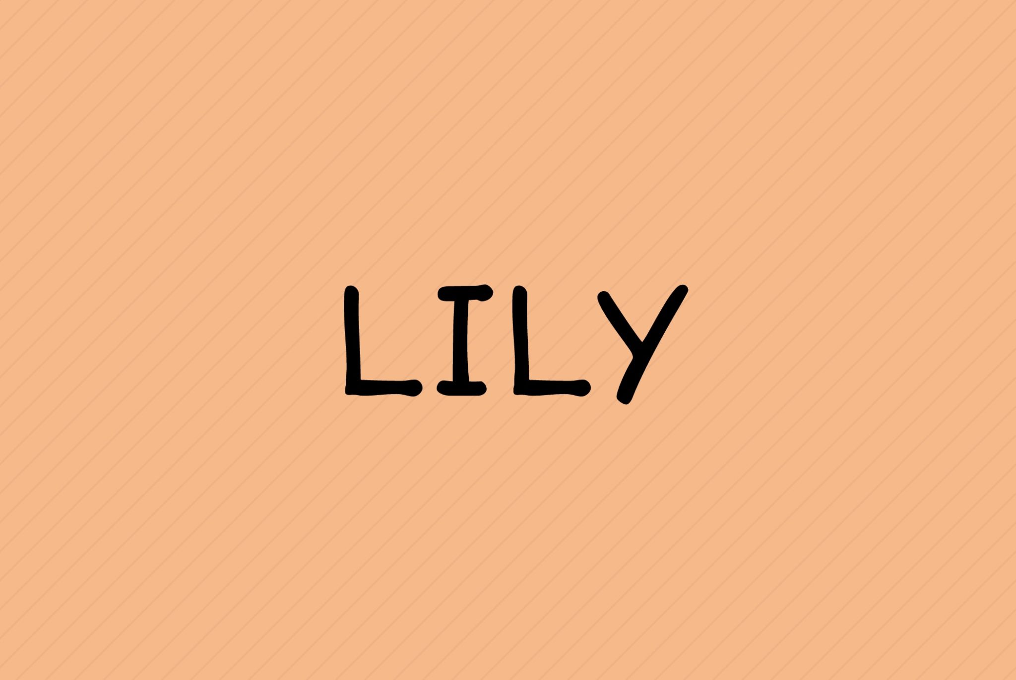 prénom Lily