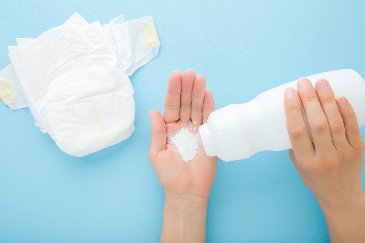 talc bébé change couche