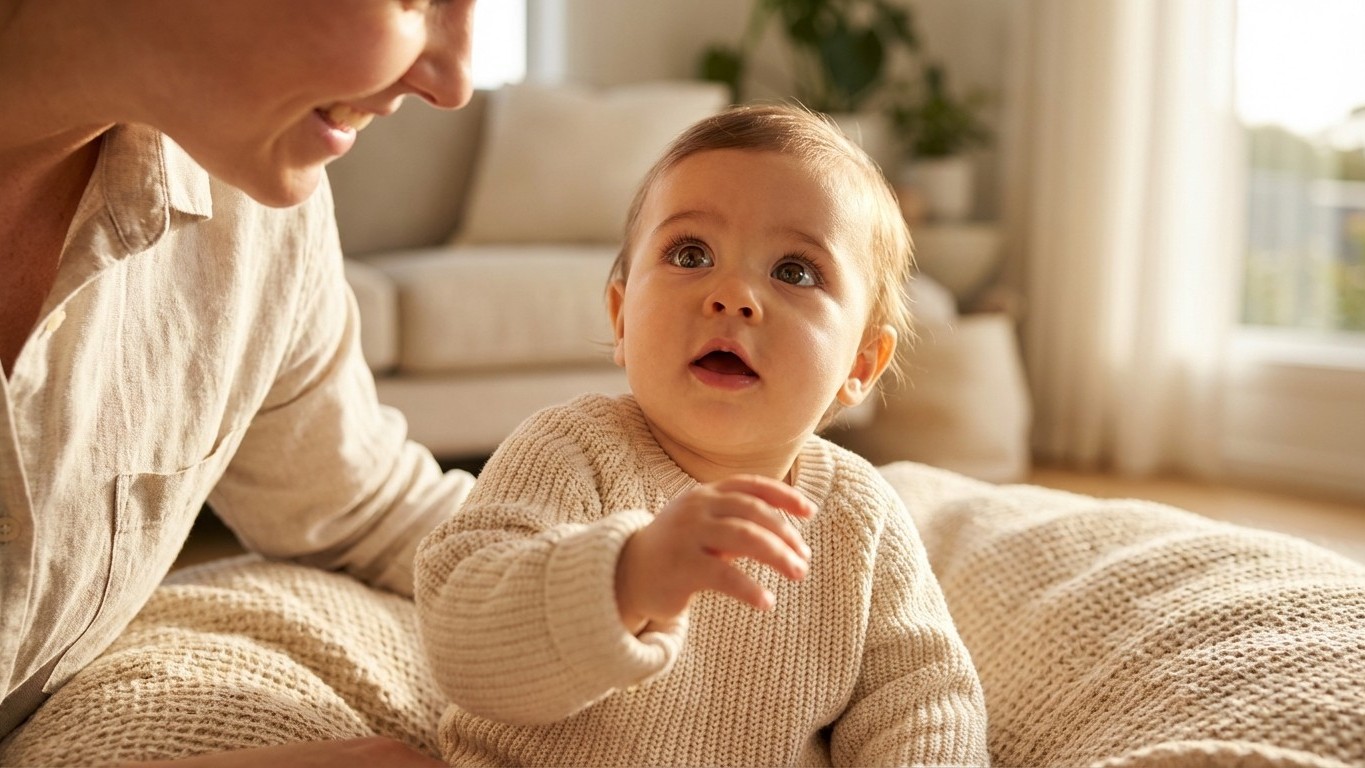 À quel âge bébé dit maman et papa ? Décryptage