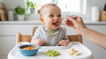À quel âge bébé mange des morceaux ? Progression conseillée