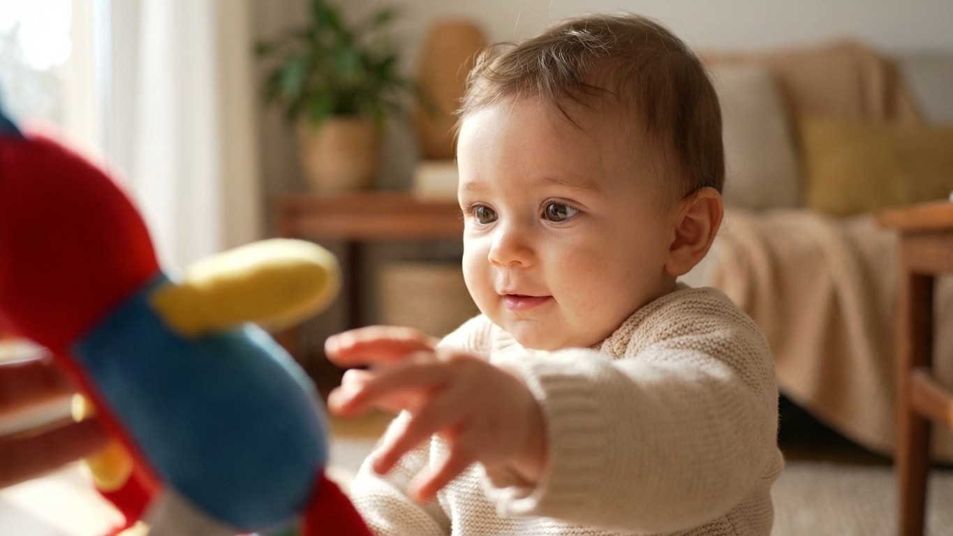 Développement du bébé de 0 à 6 mois : toutes les étapes clés