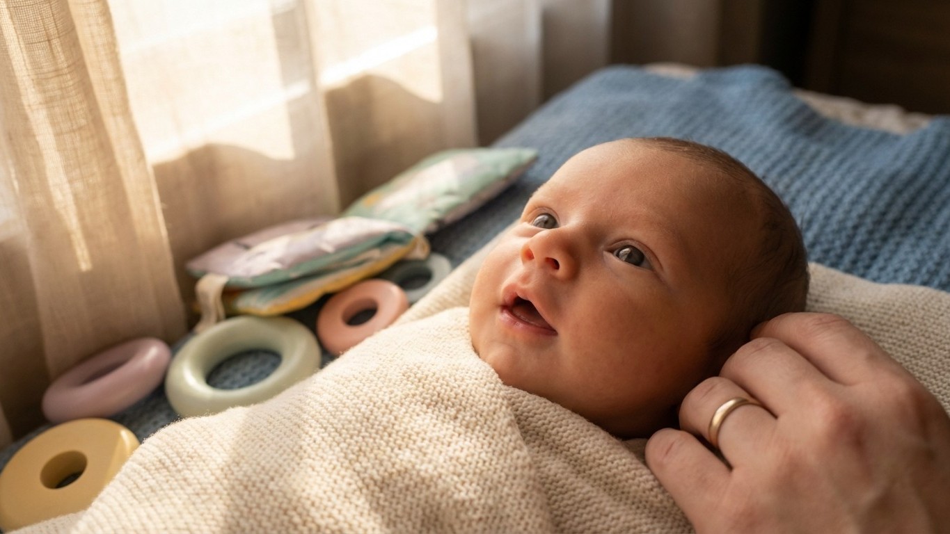 Éveil sensoriel de bébé : développer ses sens mois après mois