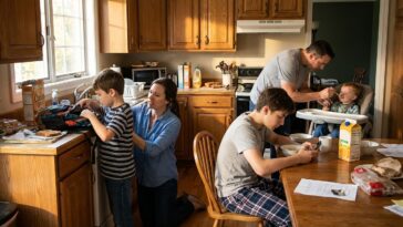Partage des tâches avec 3 enfants : trouver l'équilibre au quotidien
