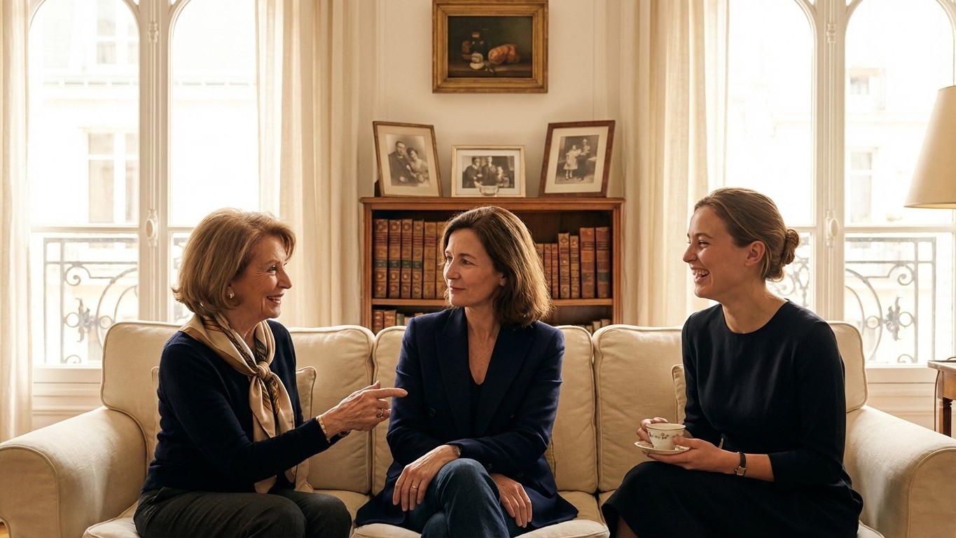 Prénoms féminins classiques français : Camille, Adèle et Lucie