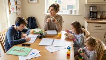 Rythme de vie avec 3 enfants : comment trouver votre routine ?