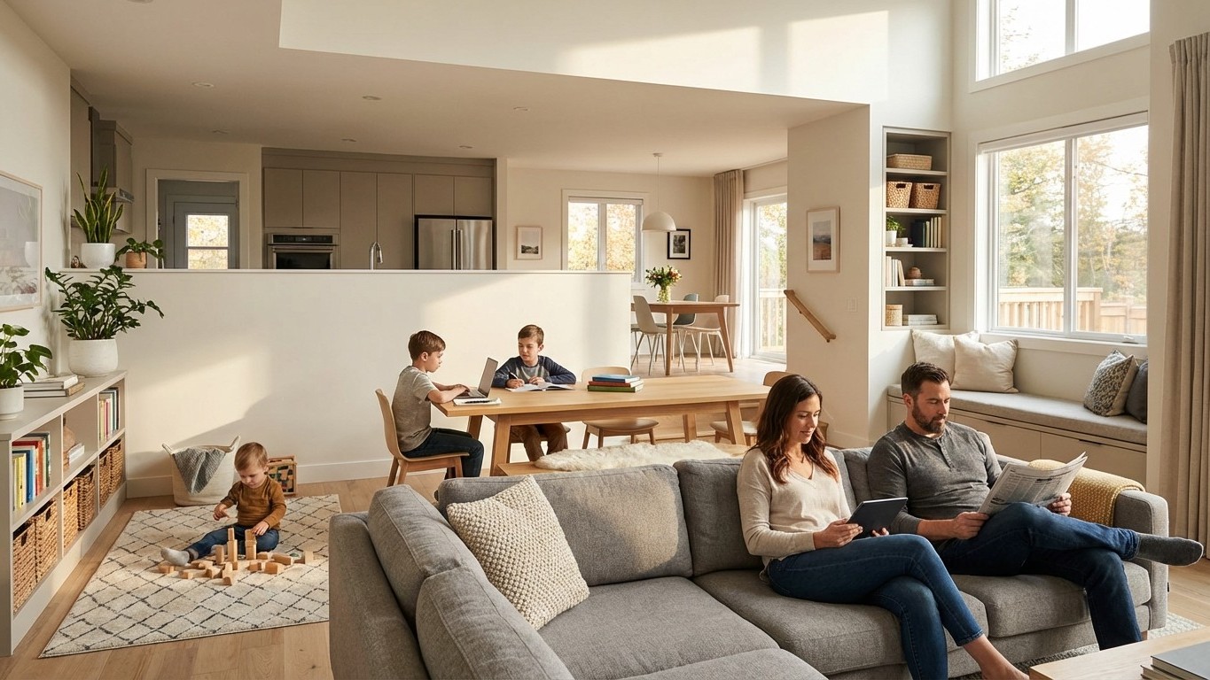 Quelle taille de maison pour 3 enfants ? Les surfaces recommandées