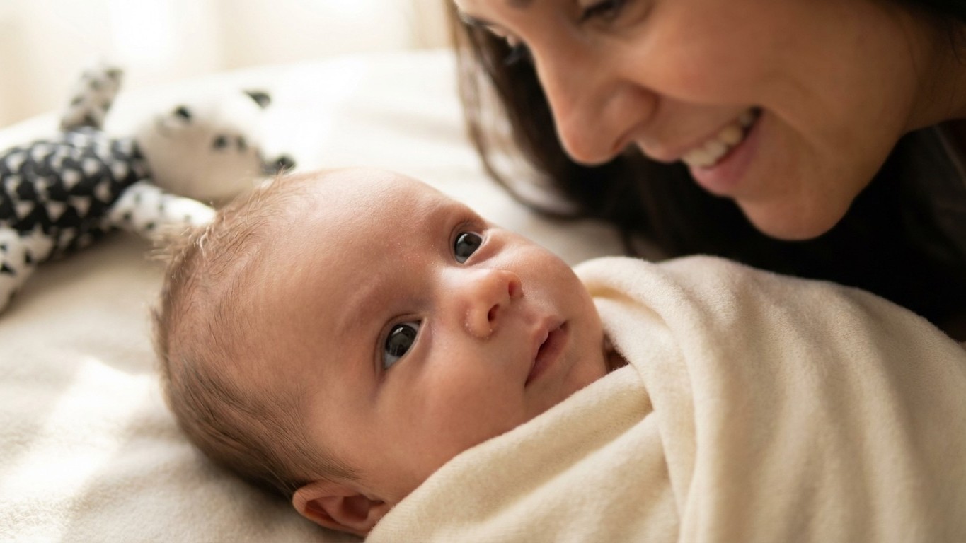 Développement de la vue chez bébé mois par mois