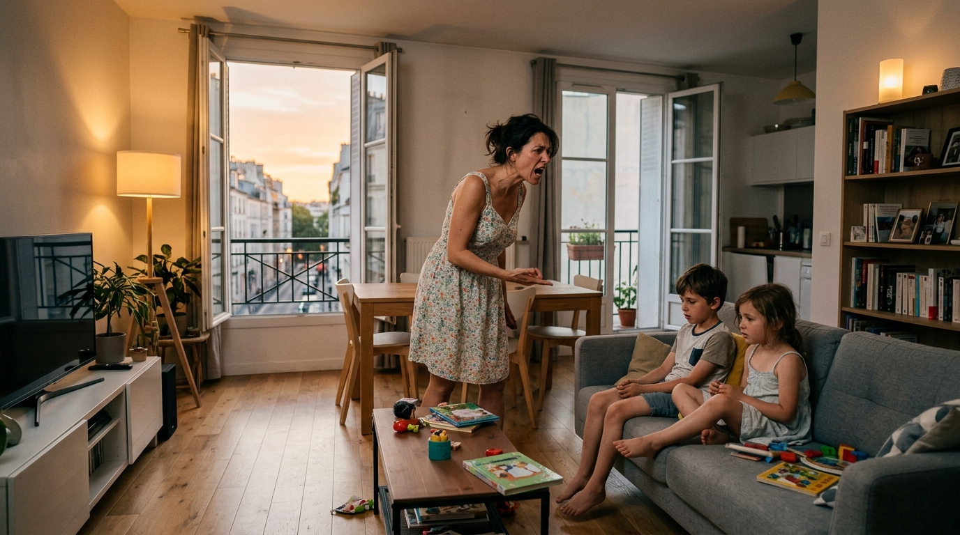 Je criais sur mes enfants tous les soirs : le jour où j’ai testé cette méthode, tout a changé à la maison