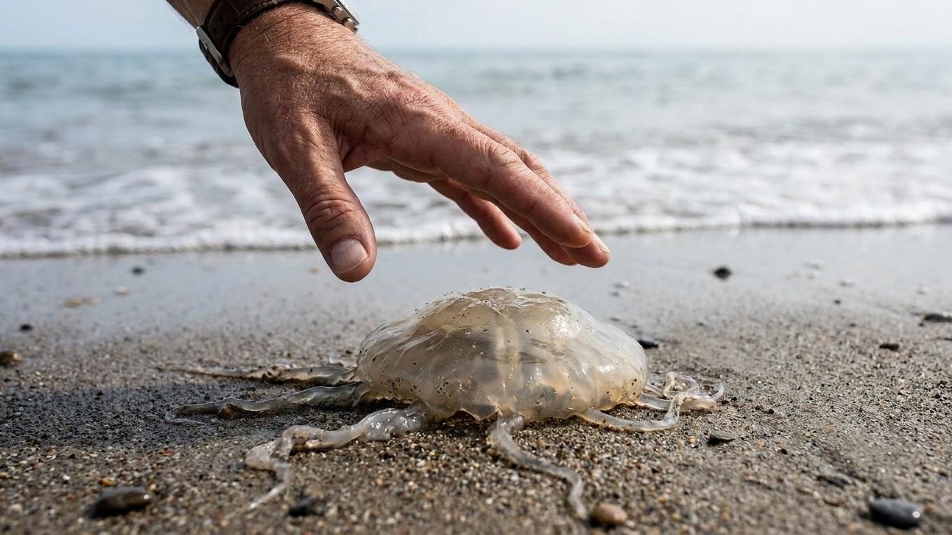 Je pensais qu'une méduse morte sur le sable ne risquait plus rien : le médecin de la plage m'a expliqué ce que ses tentacu...