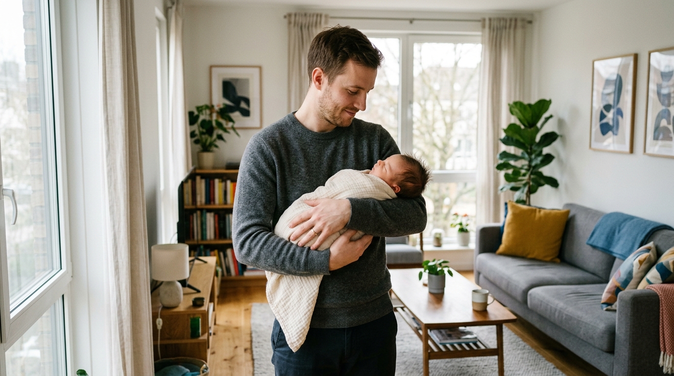 « Je pensais que c’était trois mois en tout » : ce que le nouveau congé de naissance change vraiment pour les papas depuis le 1er juillet