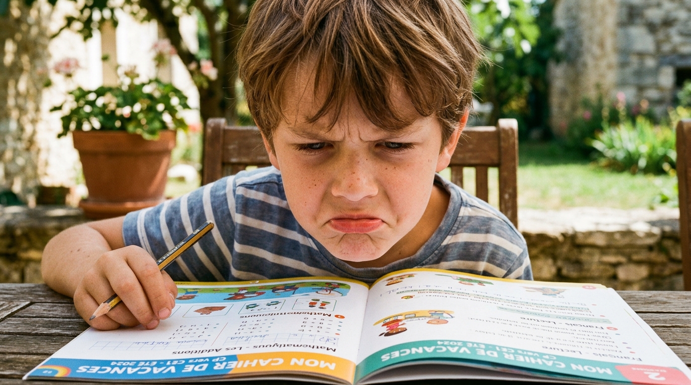 J’imposais le cahier de vacances à mon fils chaque été : le jour où j’ai compris ce que ces pages lui coûtaient vraiment, j’ai tout arrêté