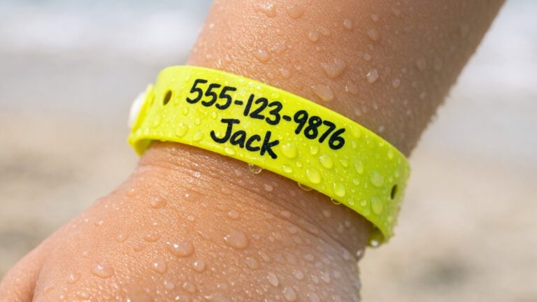 « Le prénom ne me sert à rien » : le maître-nageur a retourné le bracelet de mon fils avant de me tendre son marqueur