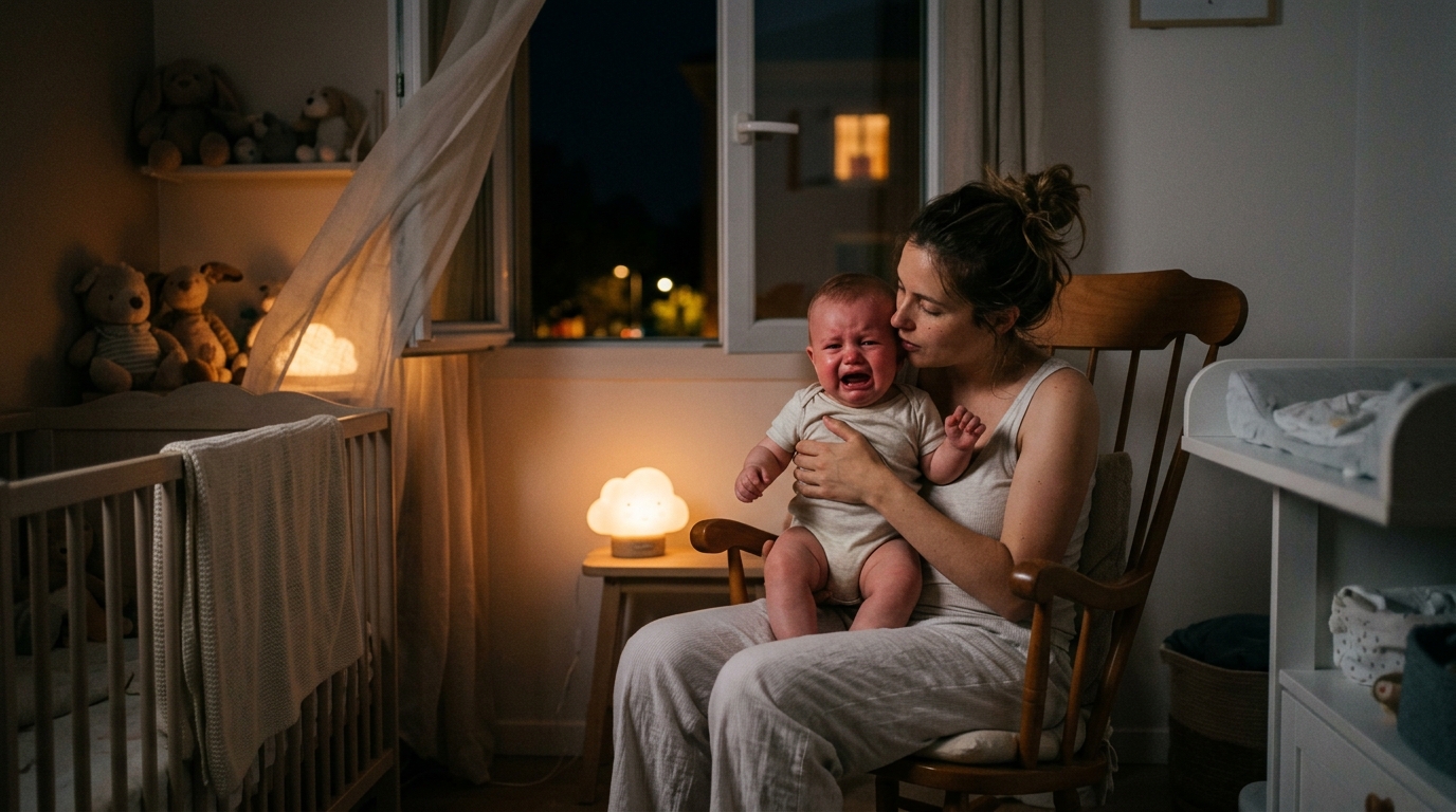 Mon bébé ne faisait pas ses nuits à 10 mois : ce que la pédiatre m’a expliqué m’a déculpabilisée d’un coup