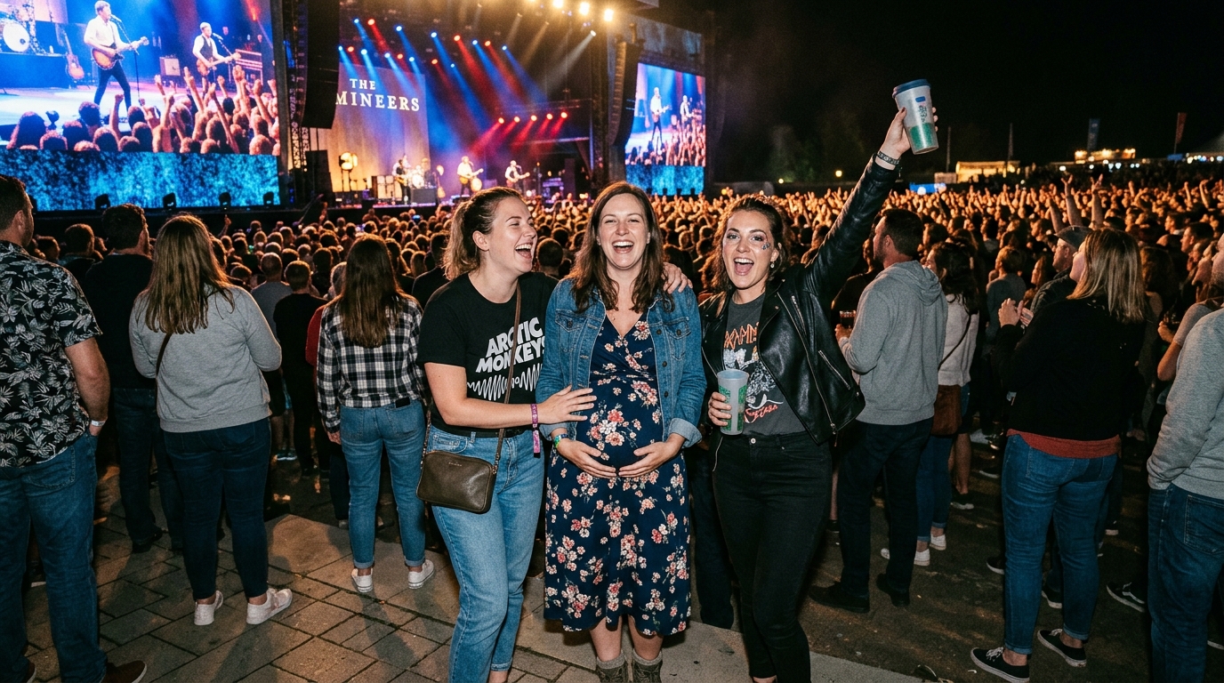 Fini les concerts qu’on annule dès qu’on est enceinte : ce que les sages-femmes conseillent vraiment avant d’y aller