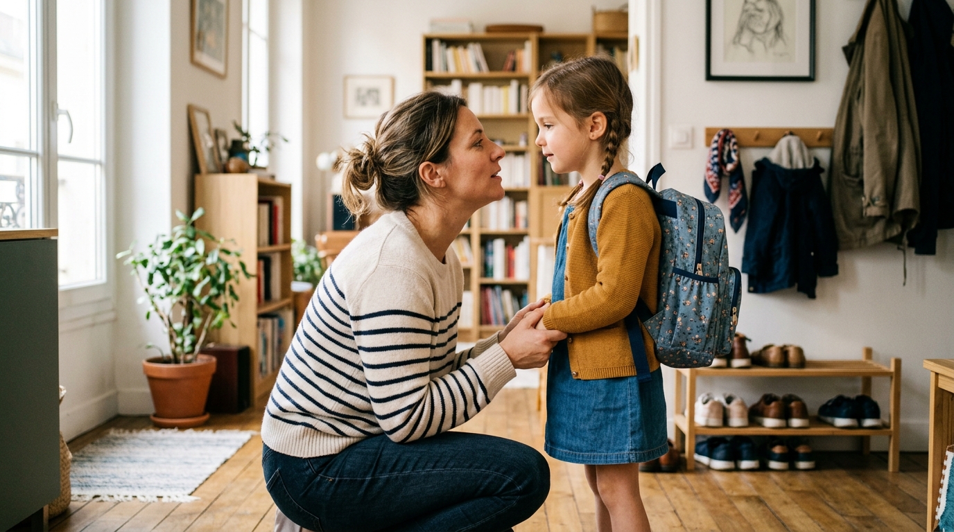 Je répétais les mêmes mots à ma fille avant chaque rentrée : une enseignante m’a donné les 5 phrases qui changent tout