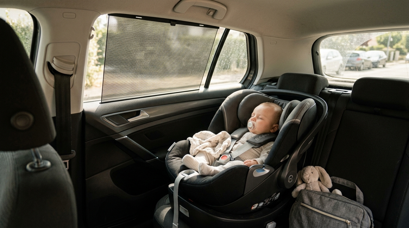 On s&rsquo;obstine tous à équiper les vitres arrière de pare-soleil, alors que c&rsquo;est ce qui se passe dans l&rsquo;habitacle qui met bébé en danger